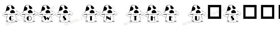 Cows In the U.S.字体转换